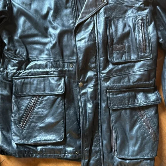 Leather Jacket Size Large - Picture 6 of 6
